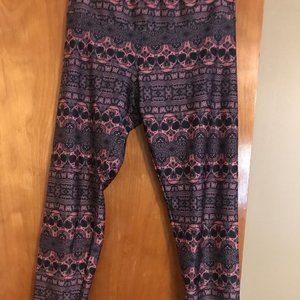 Onzie Sugar Skulls💀 Leggings Sz M